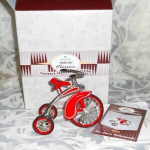 NIB Hallmark Sidewalk Cruisers 1937 DeLuxe Velocipede 3 Wheel Bicycle 1997